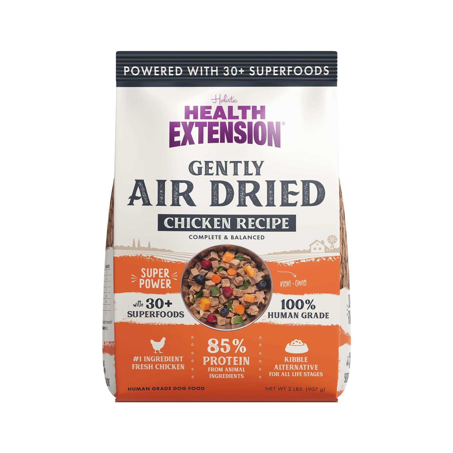 Health Extension Gently Air Dried Chicken Recipe Dog Food - Healthber
