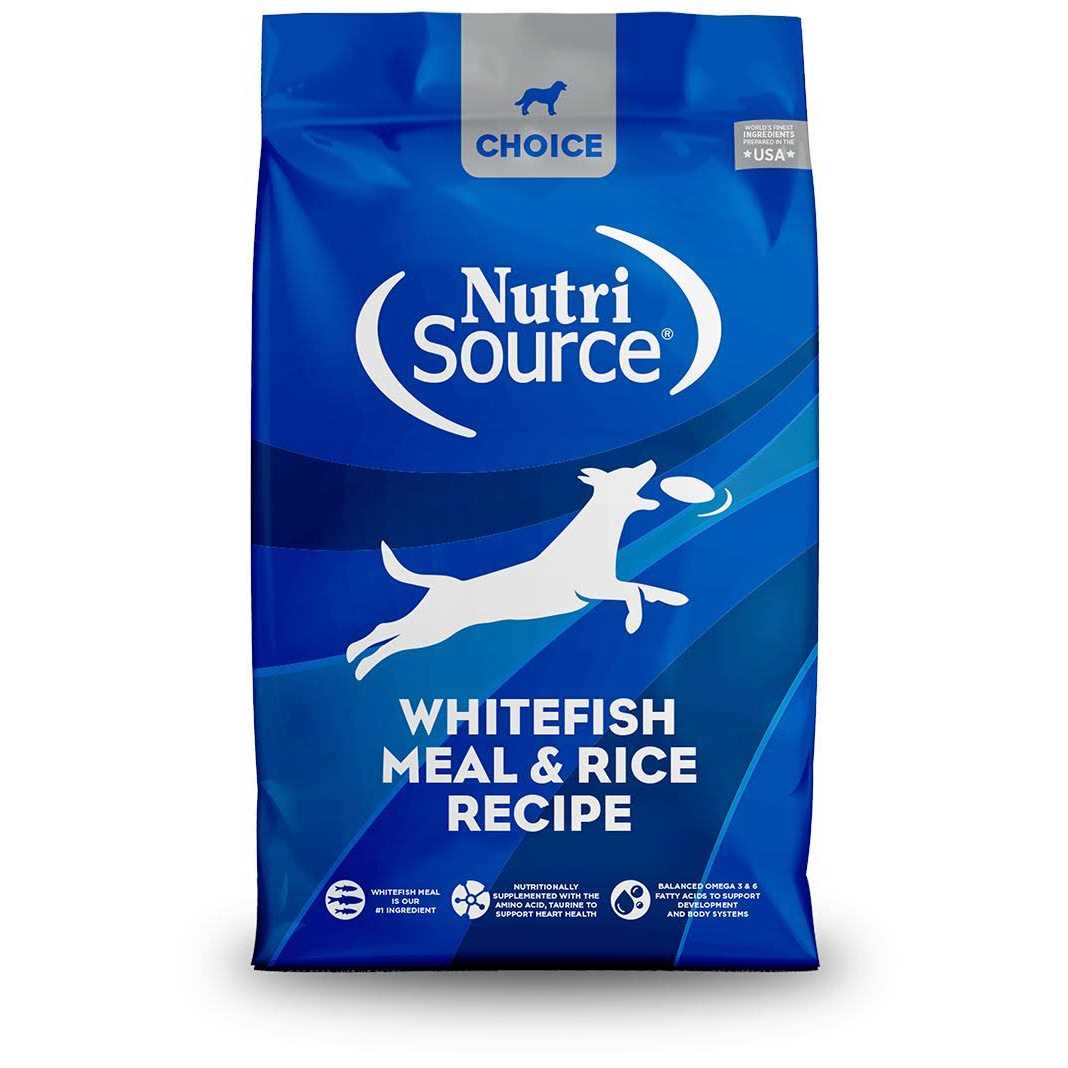 NutriSource Choice Whitefish Meal Rice Recipe Dry Dog Food - Healthber