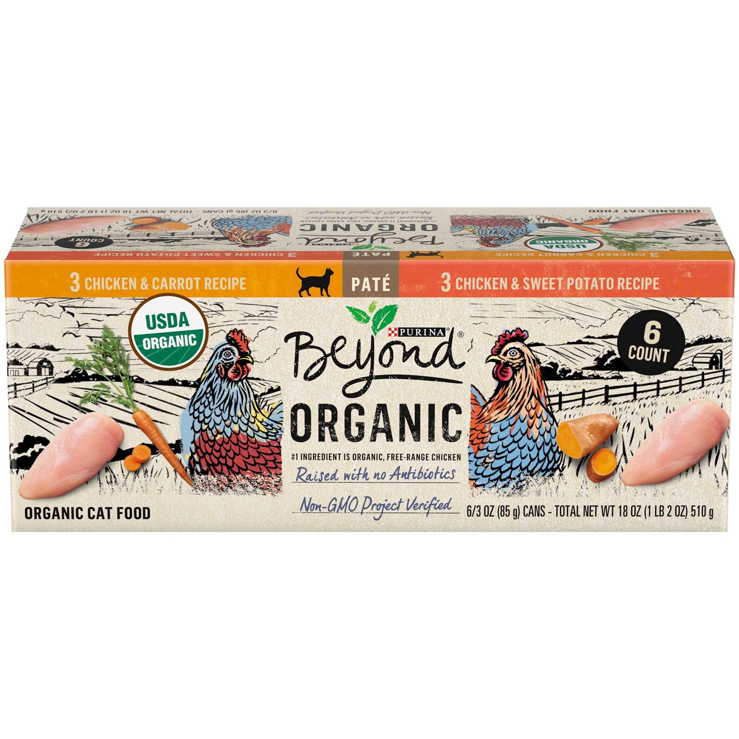 Purina Beyond Organic Pate Wet Cat Food - Healthber