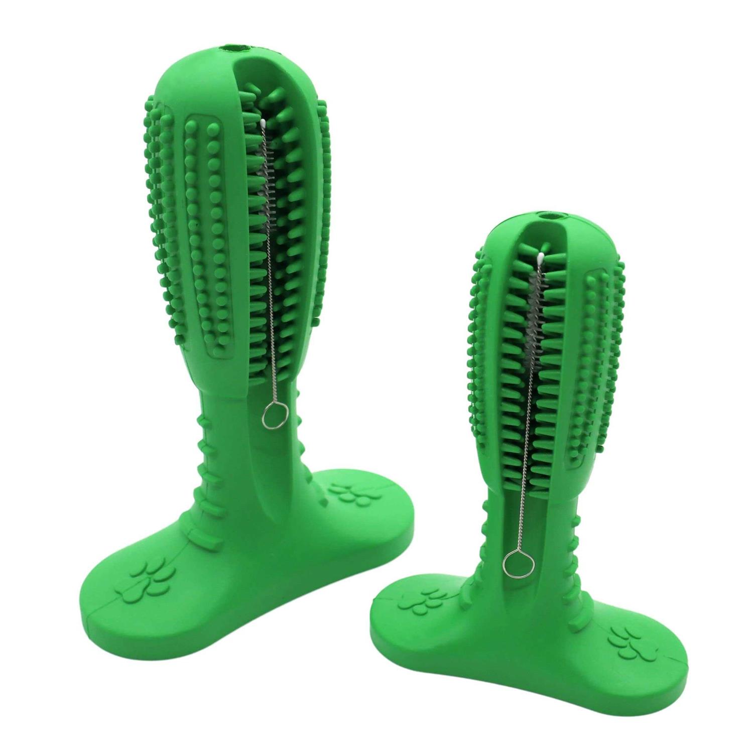 Dog Toothbrush Chew Toy for Aggressive Chewers Dog Teeth Stick - Healthber
