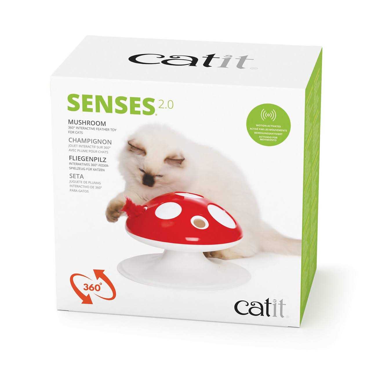 Catit Senses Mushroom Interactive Cat Toy - Healthber