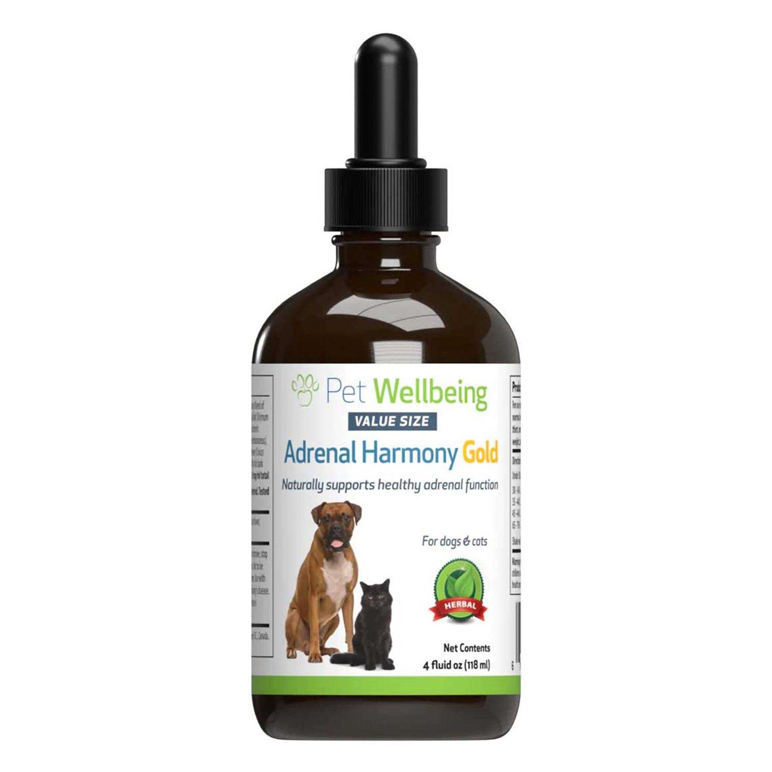 Pet Wellbeing Adrenal Harmony Gold for Dog Cushing’s - Healthber