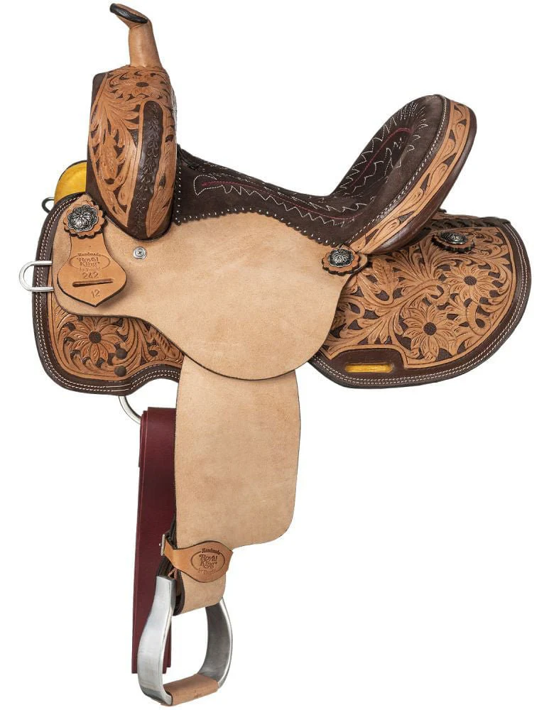 Royal King Light Oil Youth Hawley Barrel Saddle Package - Healthber