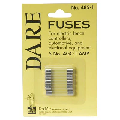 1 Amp Fuses, 5 pk - Healthber