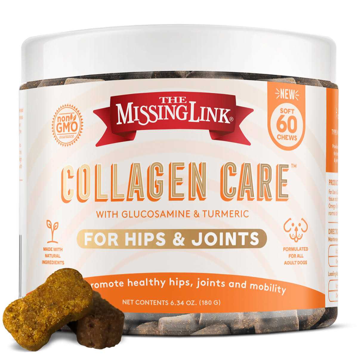 The Missing Link Collagen Care Soft Chews Hips & Joints - Healthber
