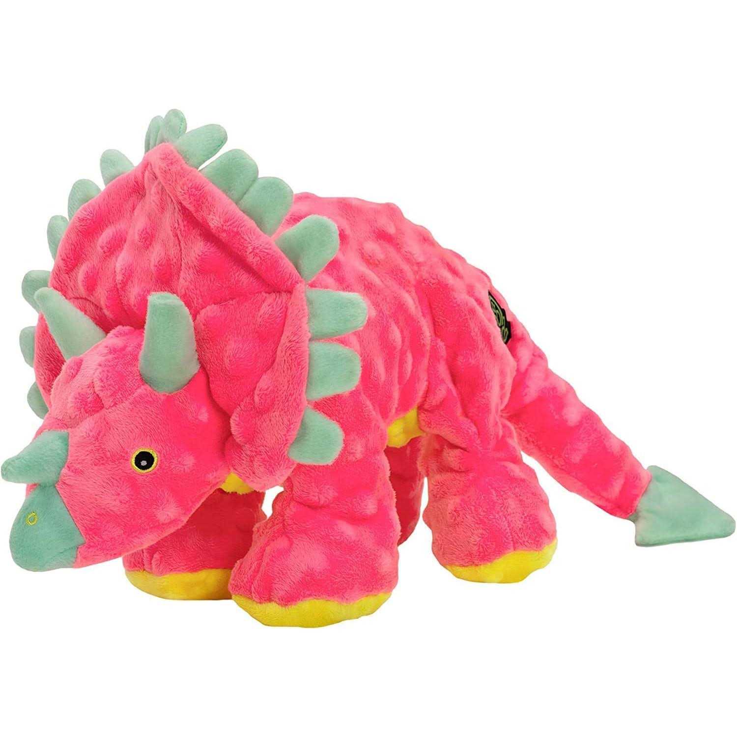 goDog Dinos Frills Dog Toy - Healthber