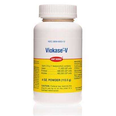 Viokase-V Powder for Dogs & Cats - Healthber