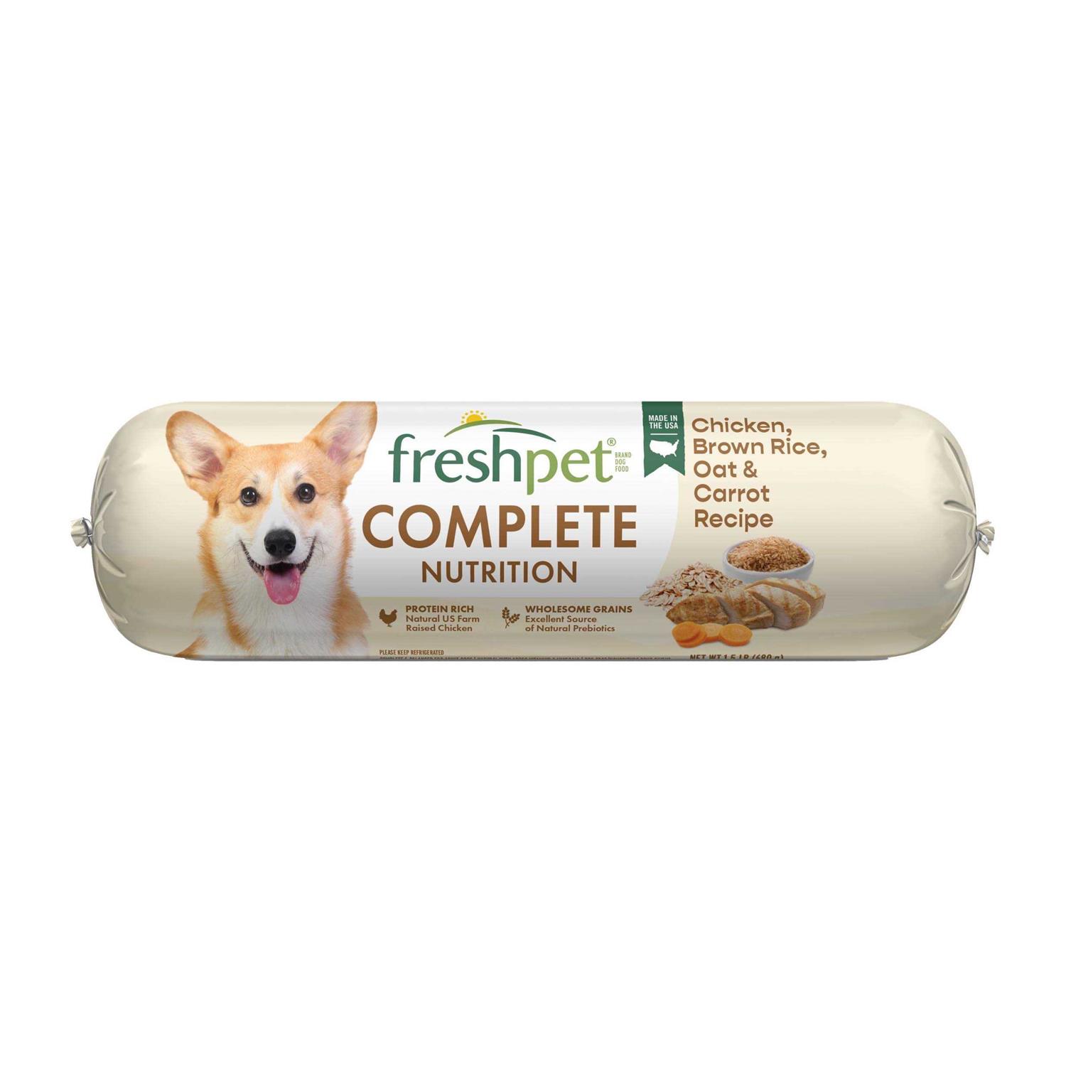 Freshpet Complete Nutrition Natural Chicken Recipe Dog Food - Healthber