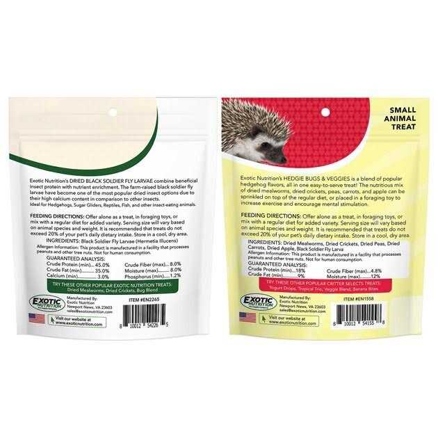 Exotic Nutrition Hedgehog Food Starter Kit - Healthber