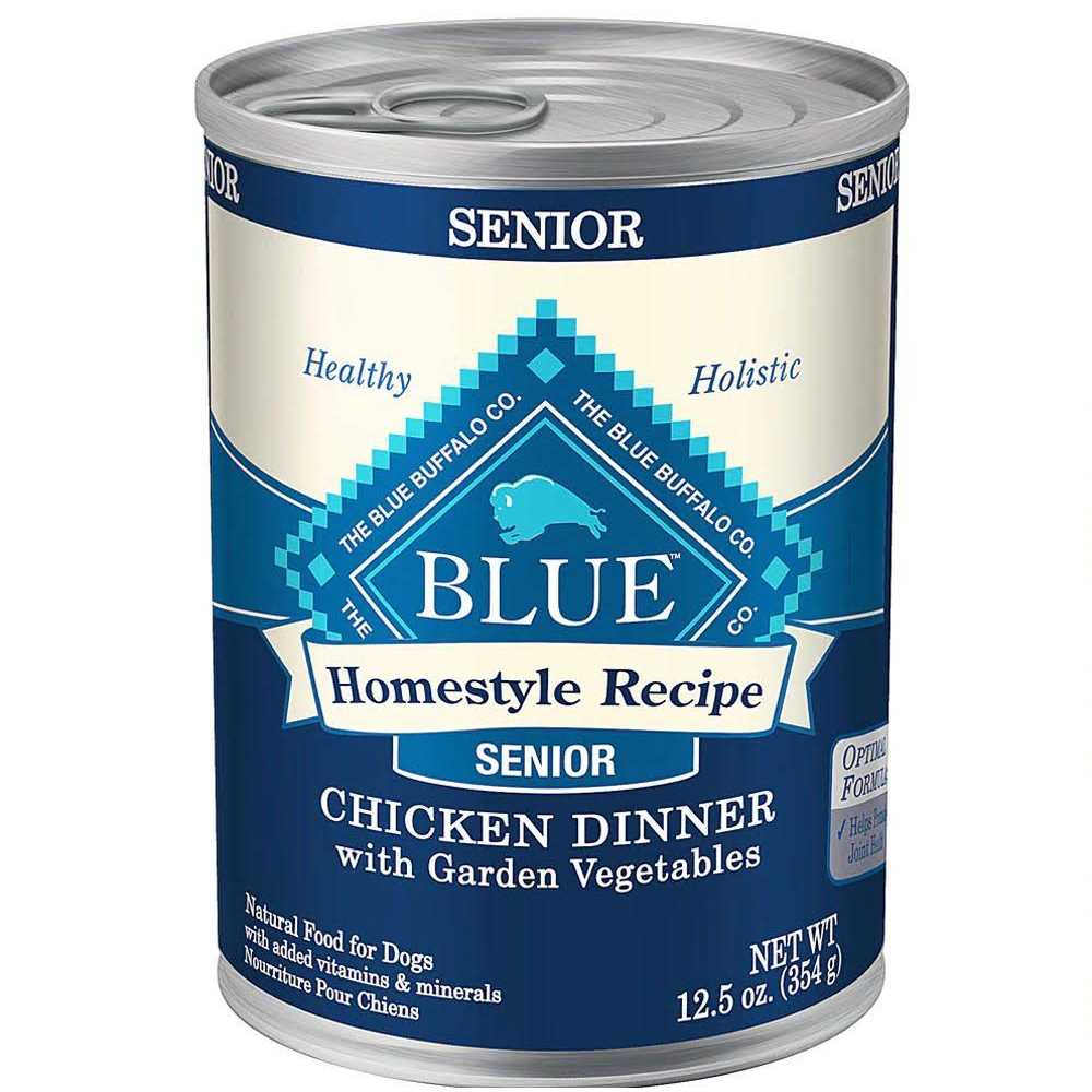 Blue Buffalo Homestyle Recipe Senior Dog Food Chicken Dinner - Healthber