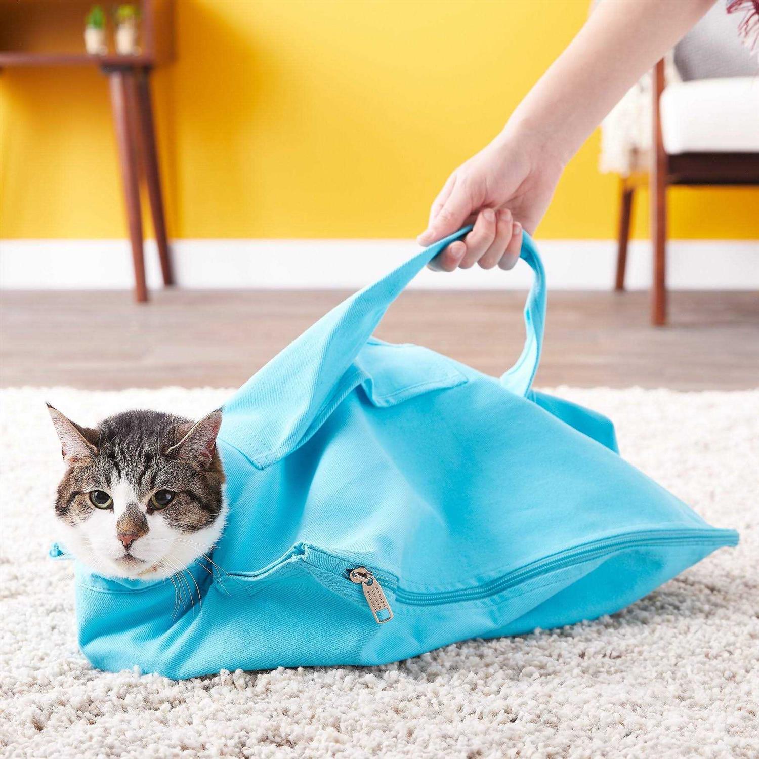 Cat-in-the-Bag Cozy Comfort Carrier - Healthber
