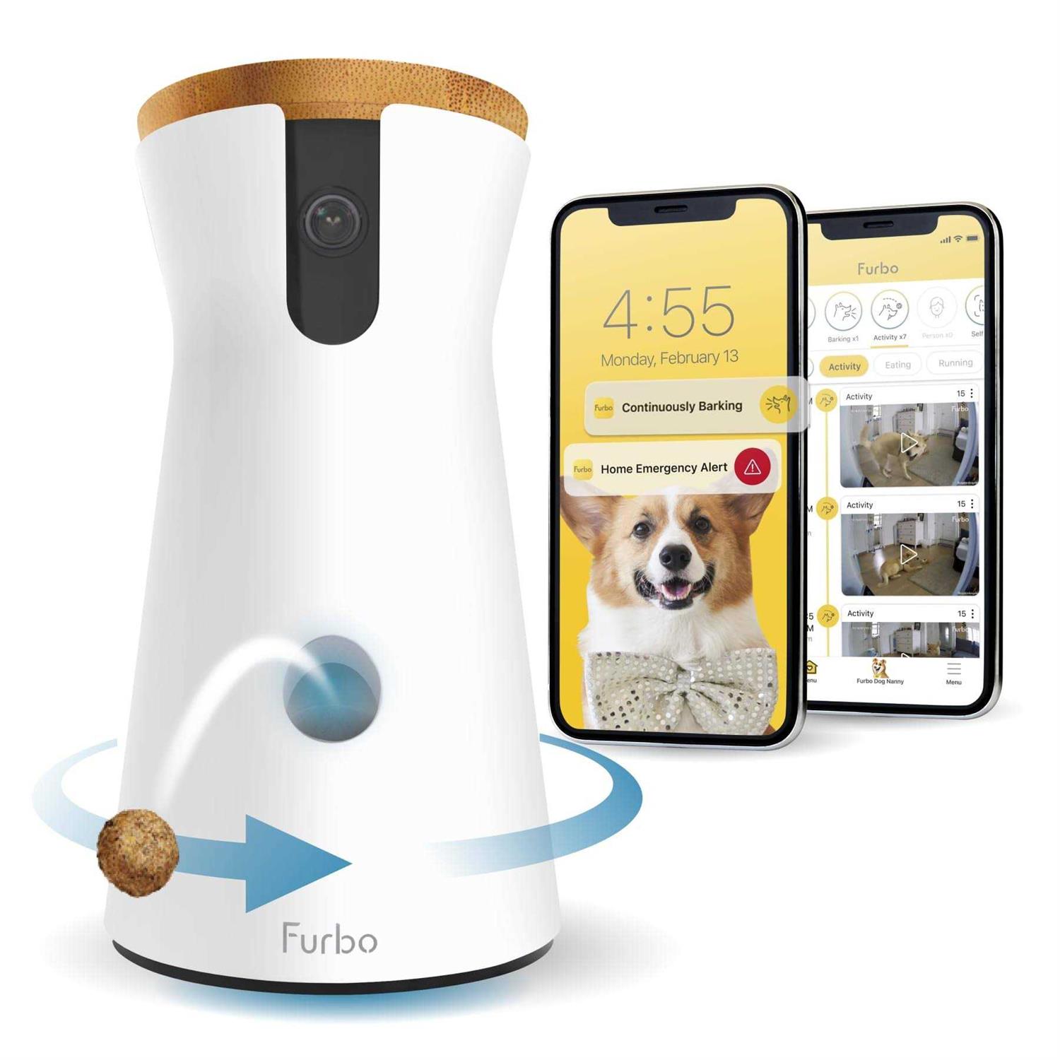 Furbo 360° Dog Camera w/Subscription Smart Camera Designed for Dogs - Healthber