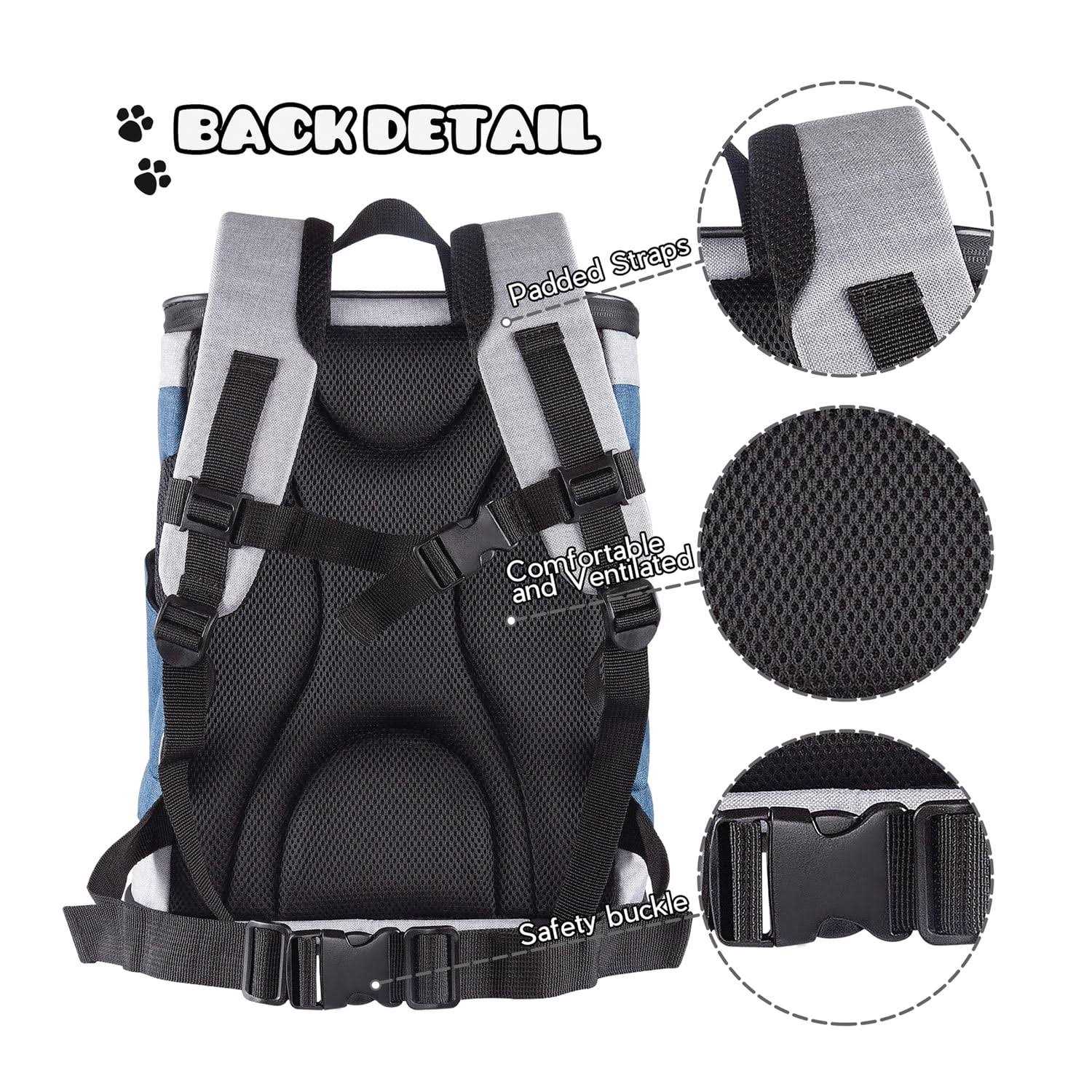 Jespet Deluxe Pet Backpack - Healthber