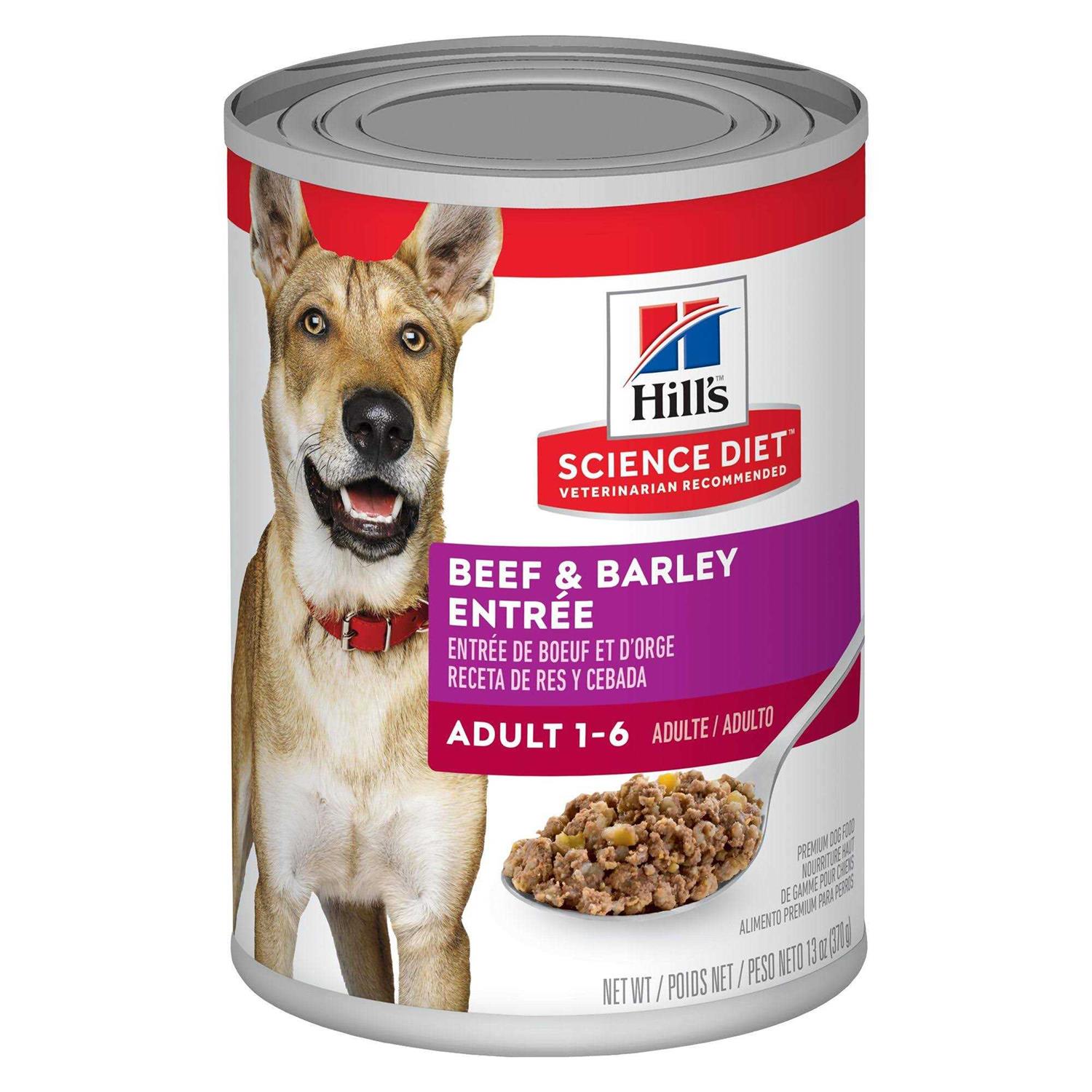 Hill’s Science Diet Adult Beef & Barley Entree Dog Food - Healthber