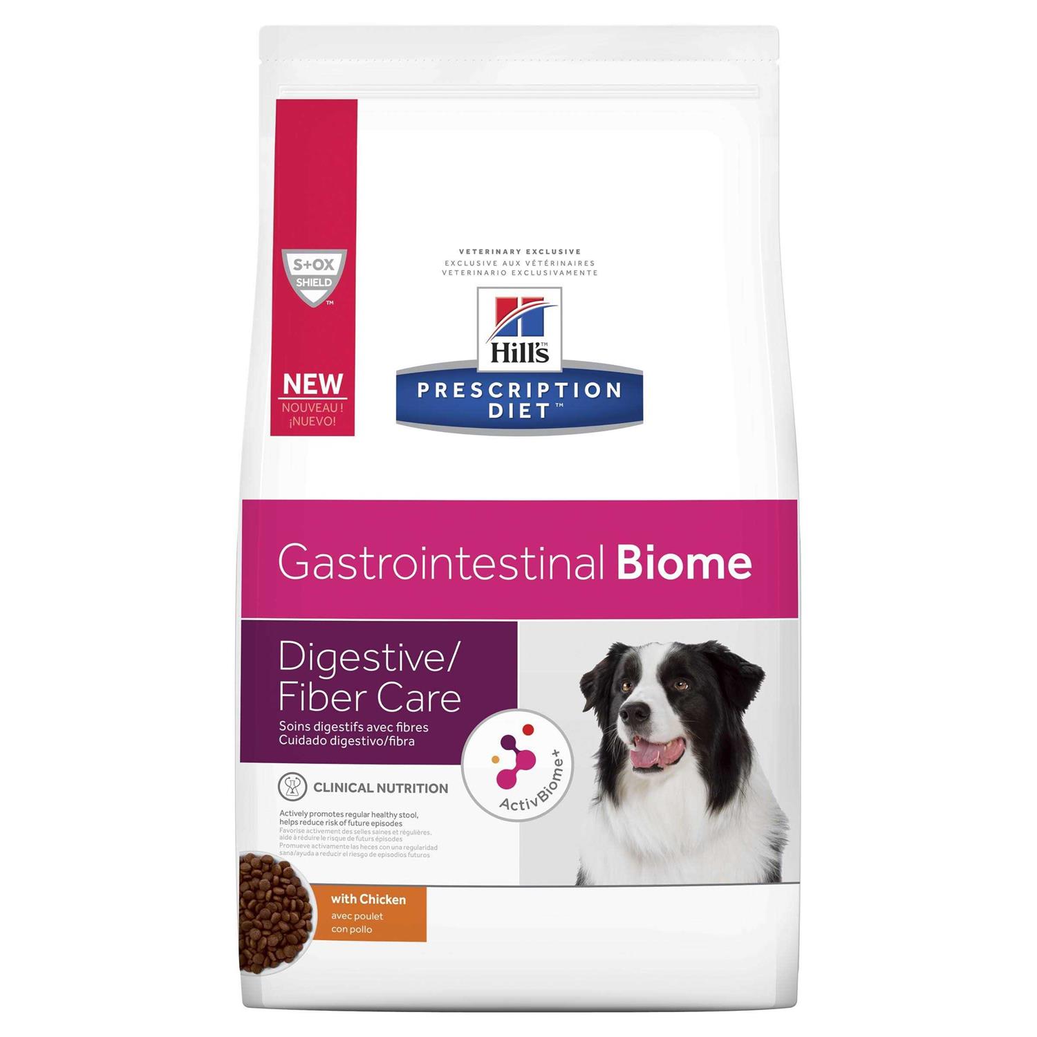 Hill&s Prescription Diet Gastrointestinal Biome Digestive Fiber Care Chicken Dry Dog Food - Healthber