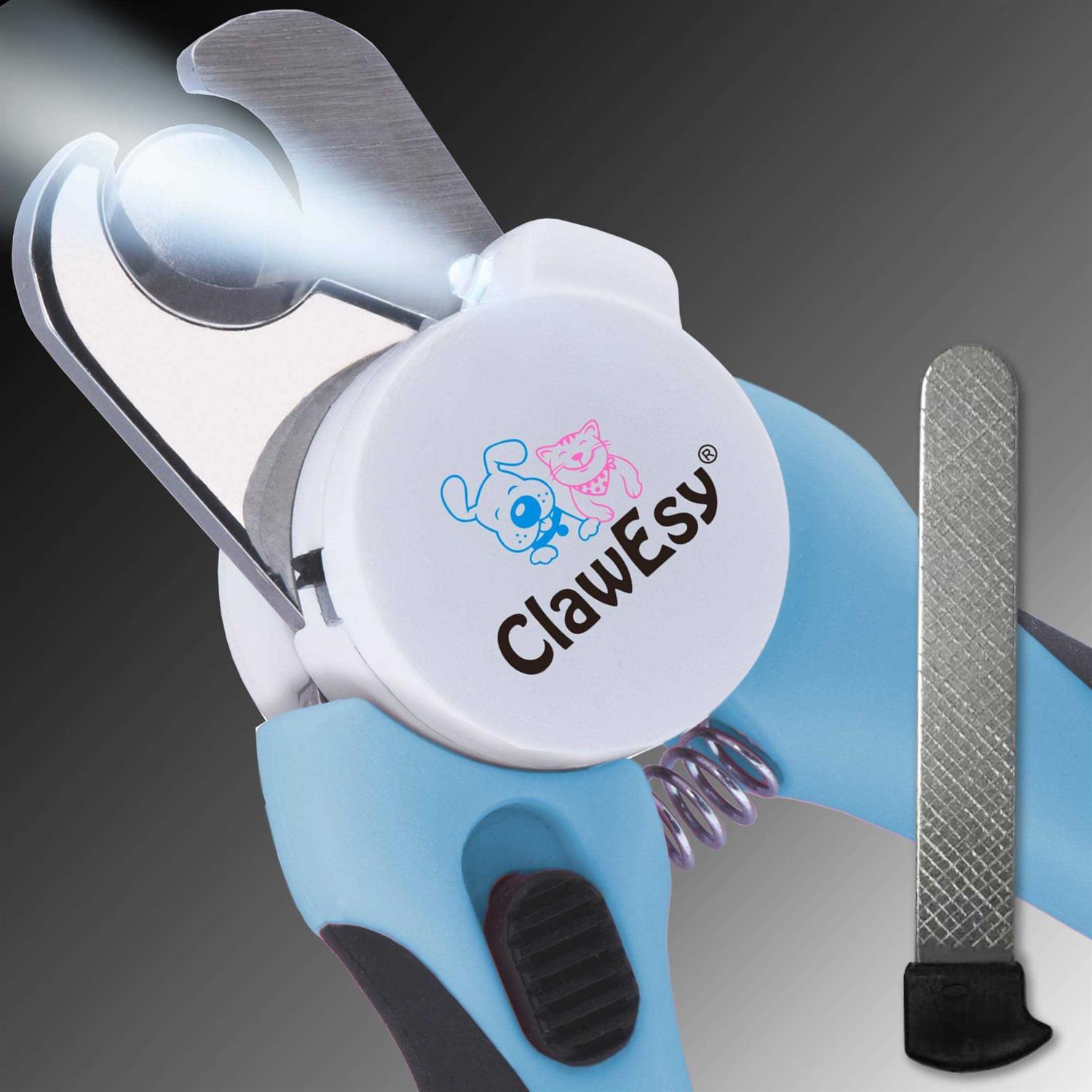 Maximal Power Clawesy LED Dog Nail Clipper with Safety Guard - Healthber