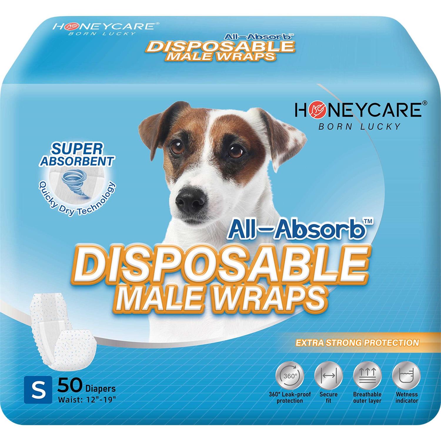 All-Absorb A26 Male Dog Wrap - Healthber