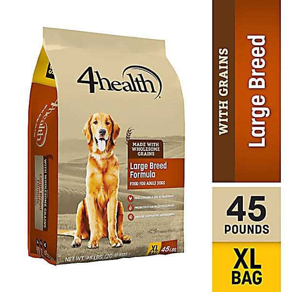 4health with Wholesome Grains 4health Wholesome Grains Adult Dry Dog Food Large Breed SKU 1433611 - Healthber