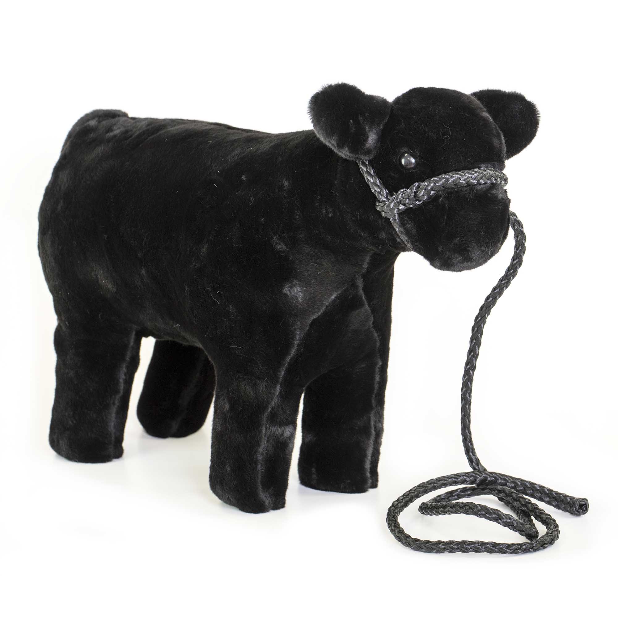 Little Buster Plush Calf Angus, Black - Healthber