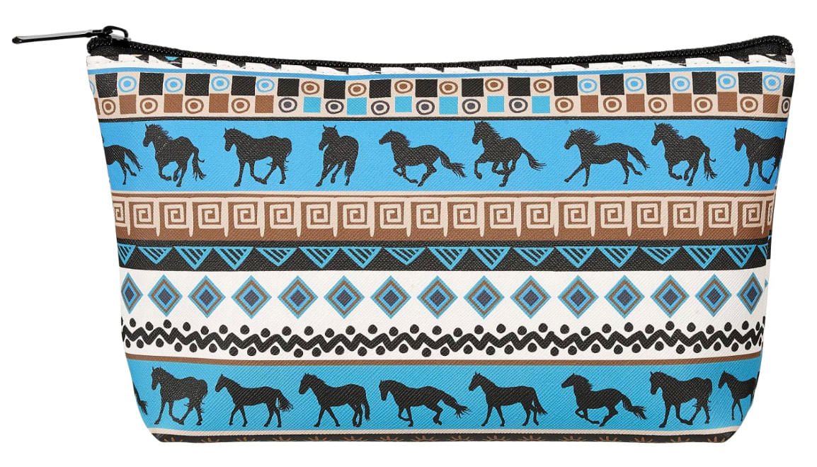 Tribal Horses Cosmetic Pouch - Healthber