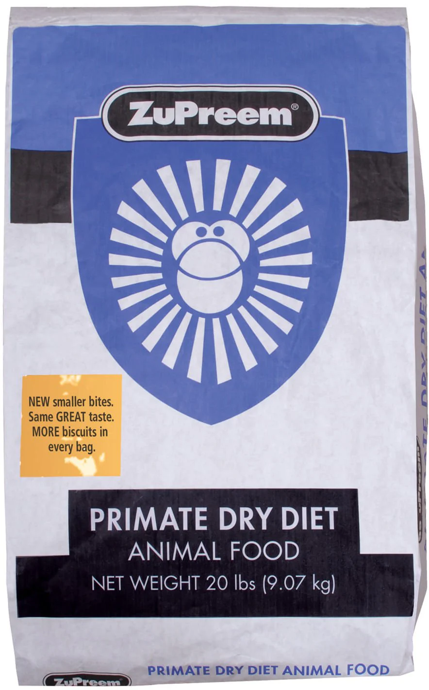 ZuPreem Primate Dry Diet, 20 lb - Healthber