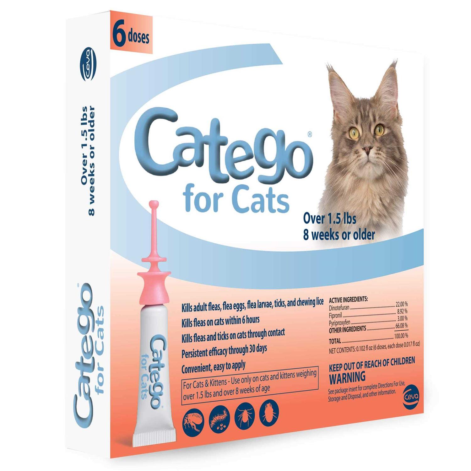 Catego Flea & Tick Treatment for Cats - Healthber