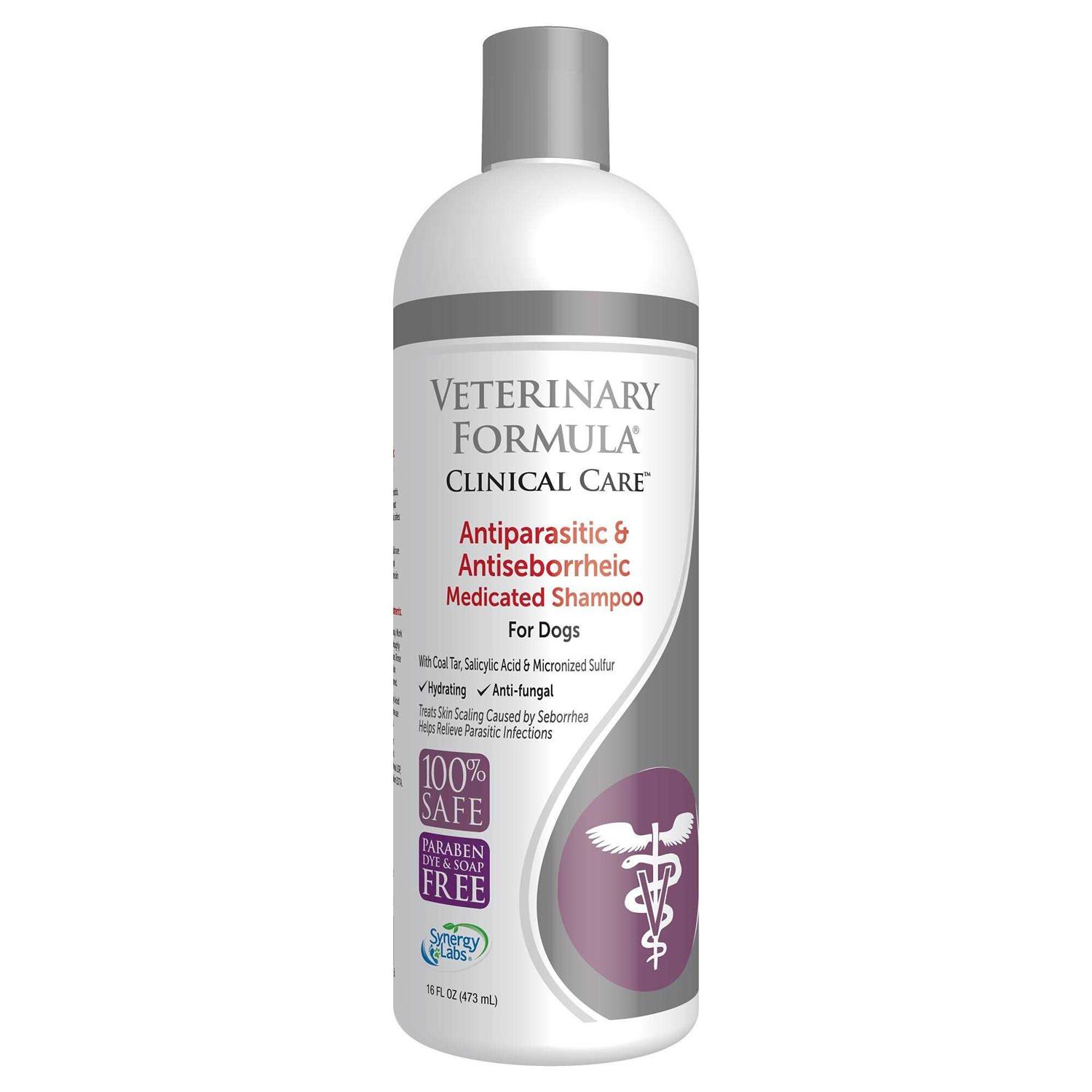 Veterinary Formula Clinical Care Antiparasitic & Antiseborrheic Medicated Shampoo - Healthber