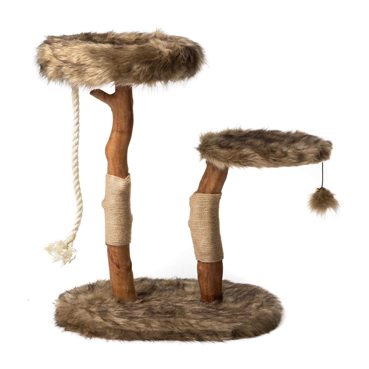 Mau Rizzo Modern Wooden Cat Tree - Healthber