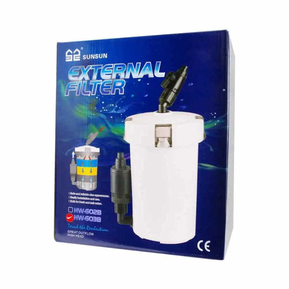 SunSun Tech’n’Toy HW-603B 106 GPH 3-Stage External Canister Filter - Healthber