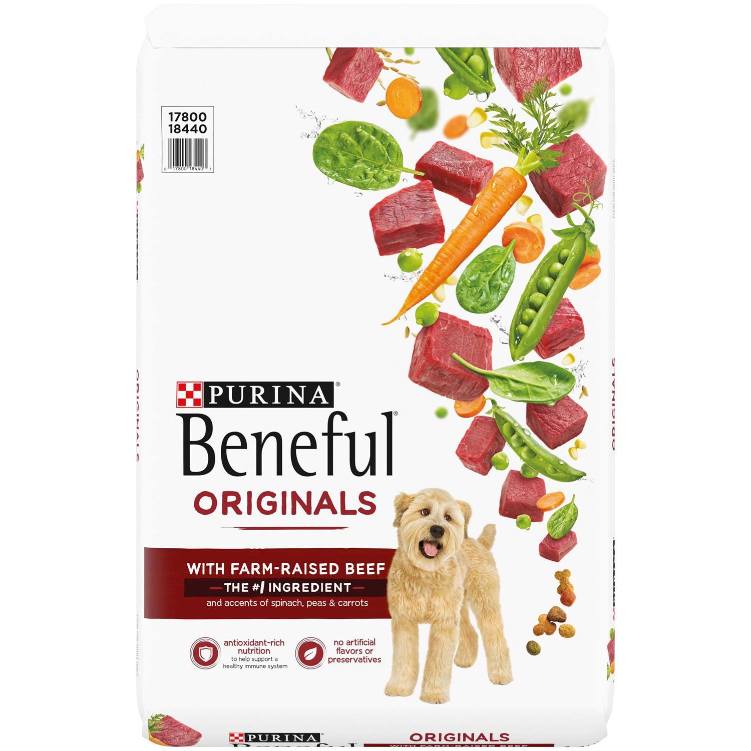 Purina Beneful Originals Dog Food with Real Beef - Healthber