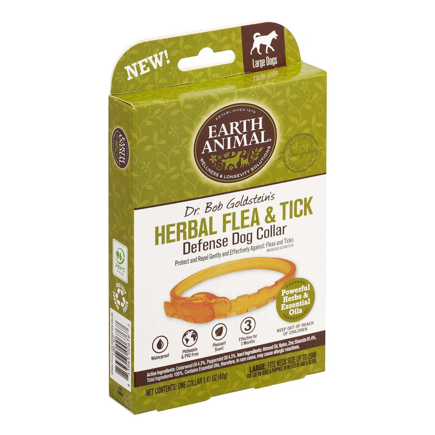 Earth Animal Herbal Flea Tick Collar for Dogs - Healthber