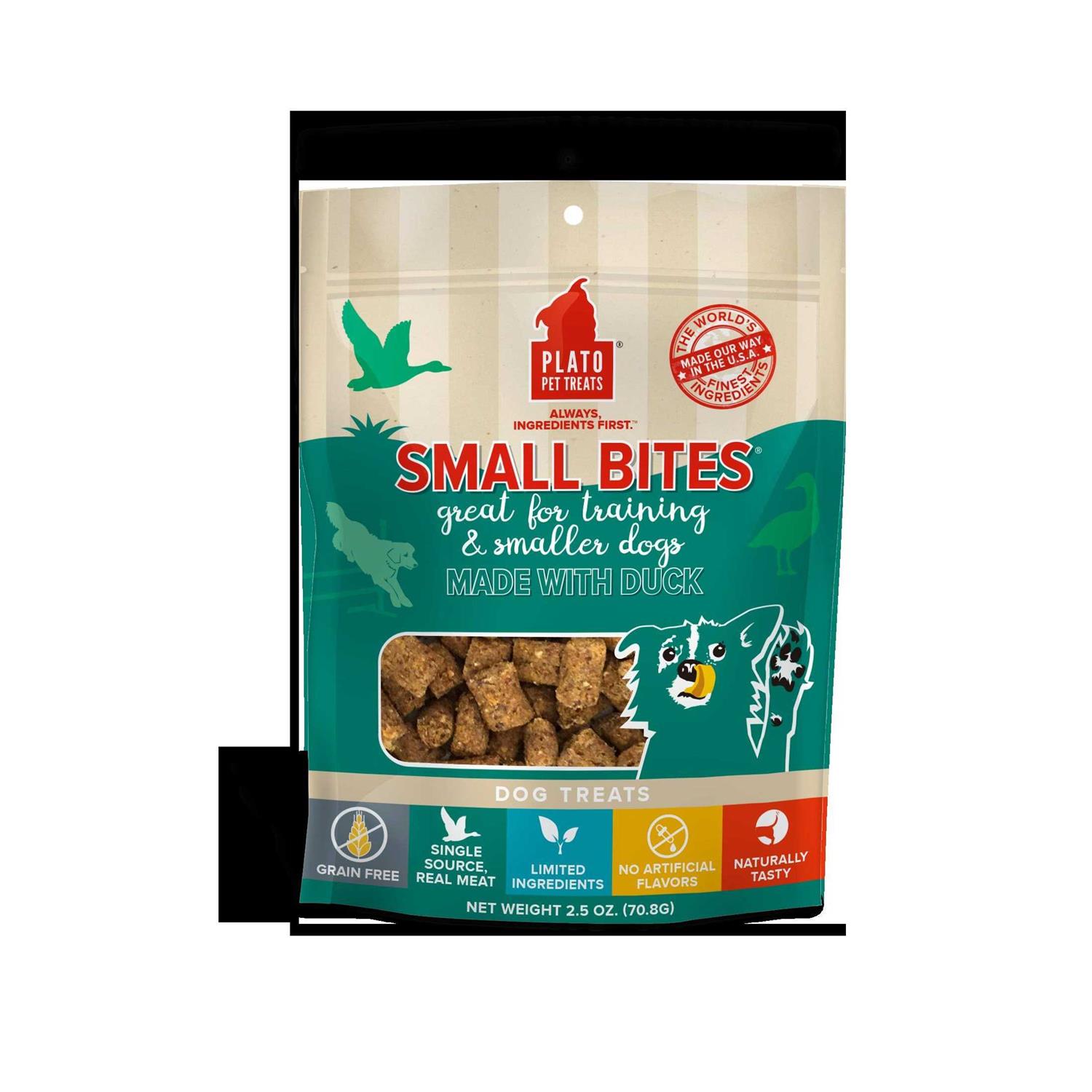 Plato Small Bites Dog Treats - Healthber
