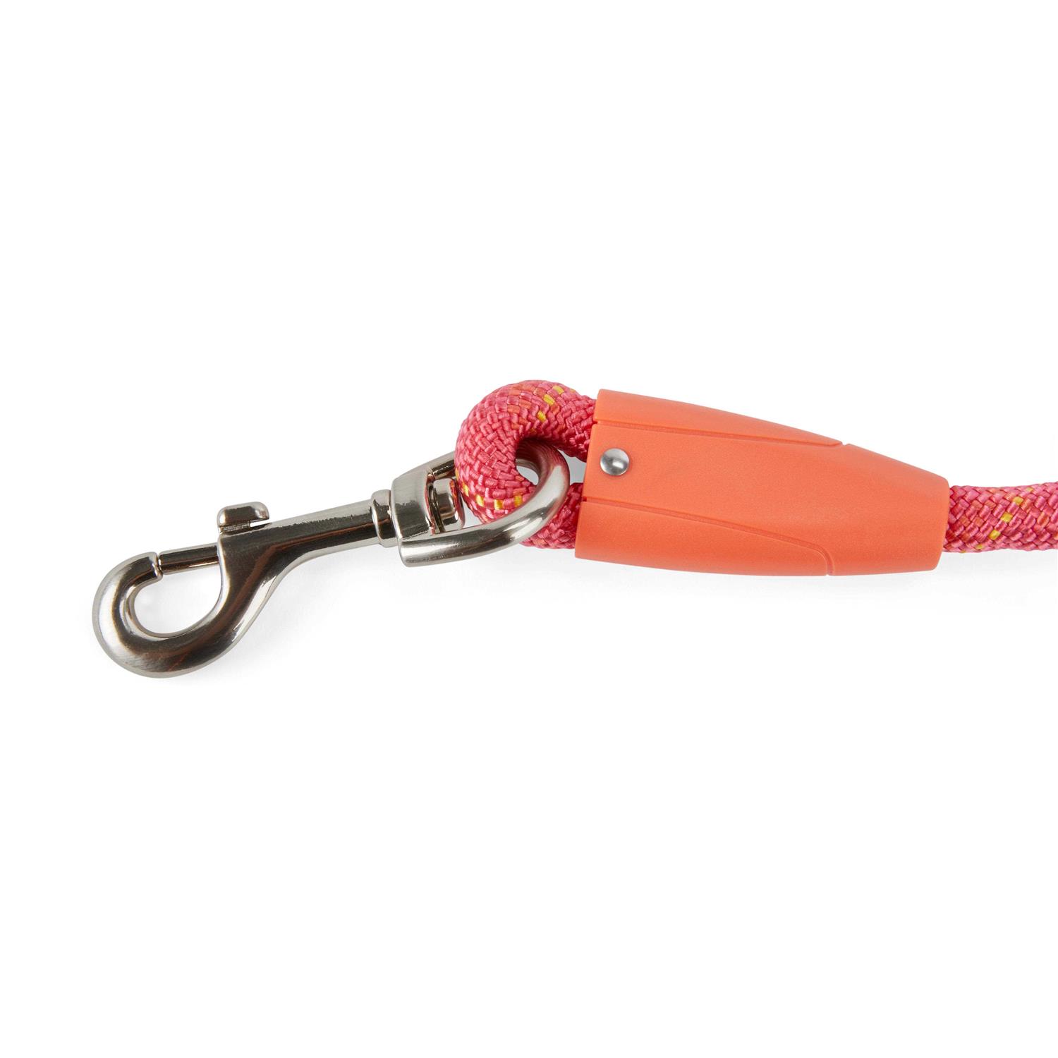 Youly Rope 6′ Pink & Orange Dog Lead - Healthber