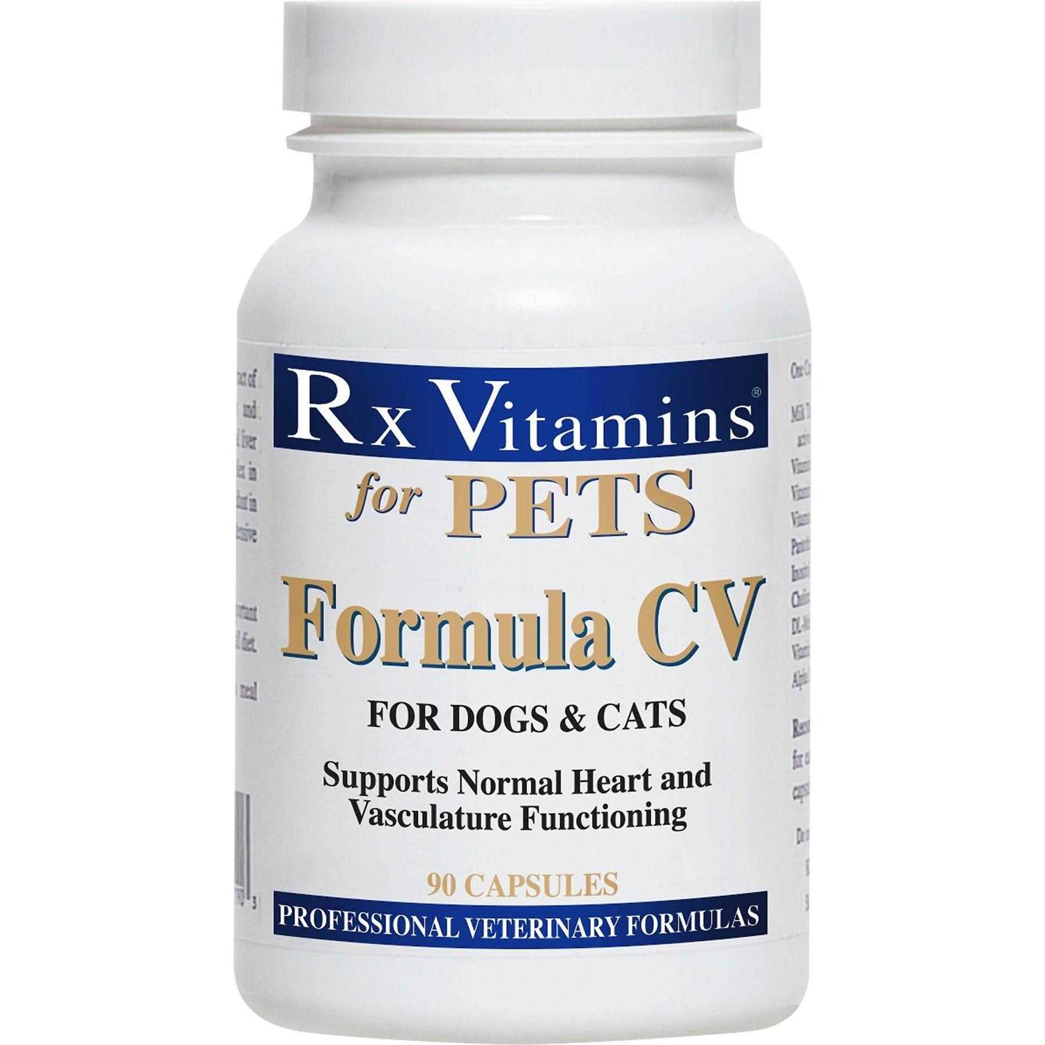 Rx Vitamins for Pets Formula CV for Dogs & Cats - Healthber