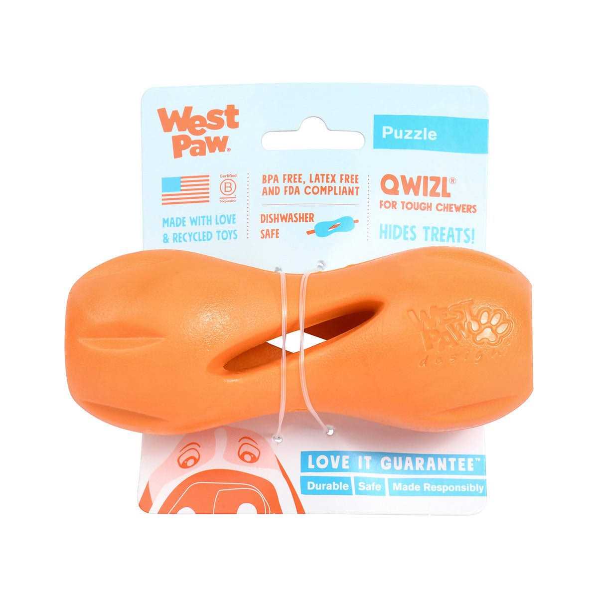 West Paw Qwizl Dog Toy - Healthber