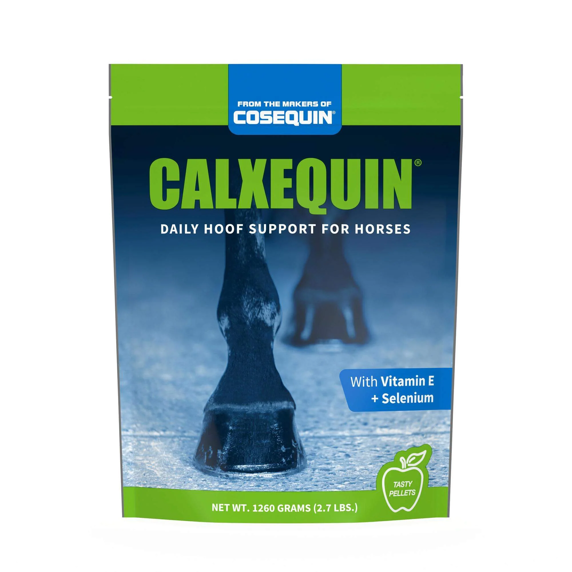 Nutramax Cosequin Calxequin Pellets Daily Hoof Support for Horses, 1260 Grams - Healthber