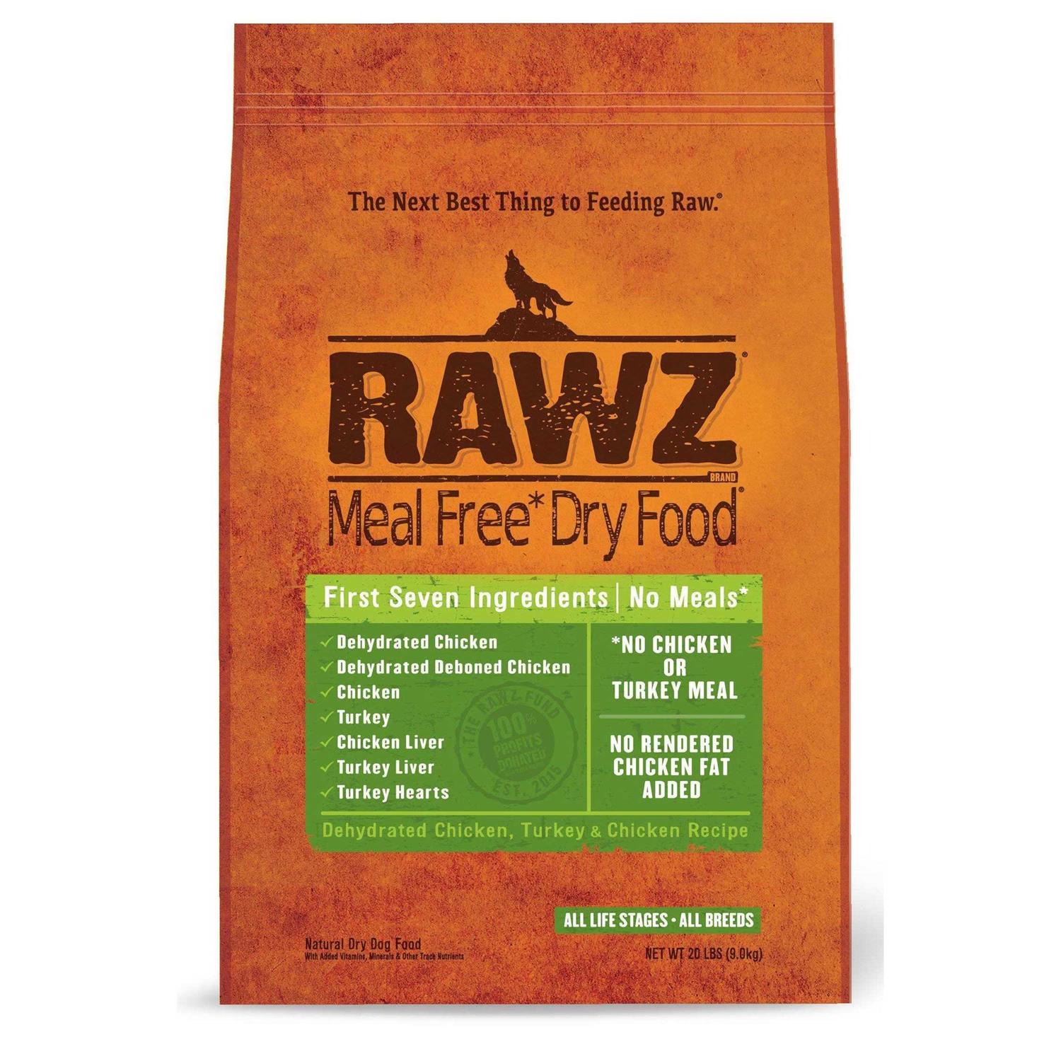 Rawz Meal Free Chicken & Turkey Dry Dog Food - Healthber