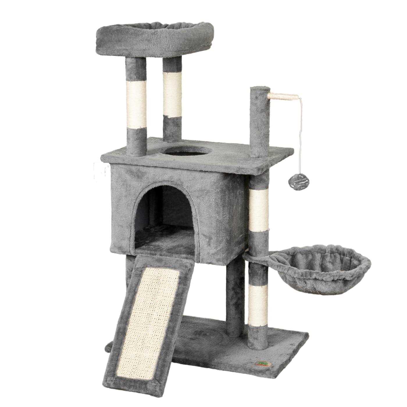 Go Pet Club Fs801 Everyday Value 38in Three Level Cat Tree Tower - Healthber