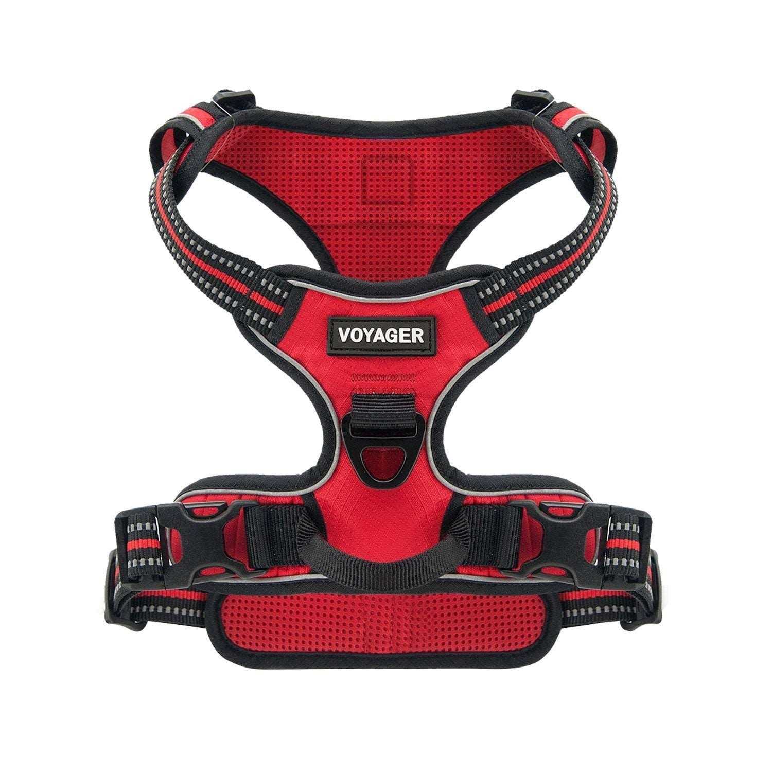 Voyager Dual Attachment No-Pull Adjustable Dog Harness - Healthber