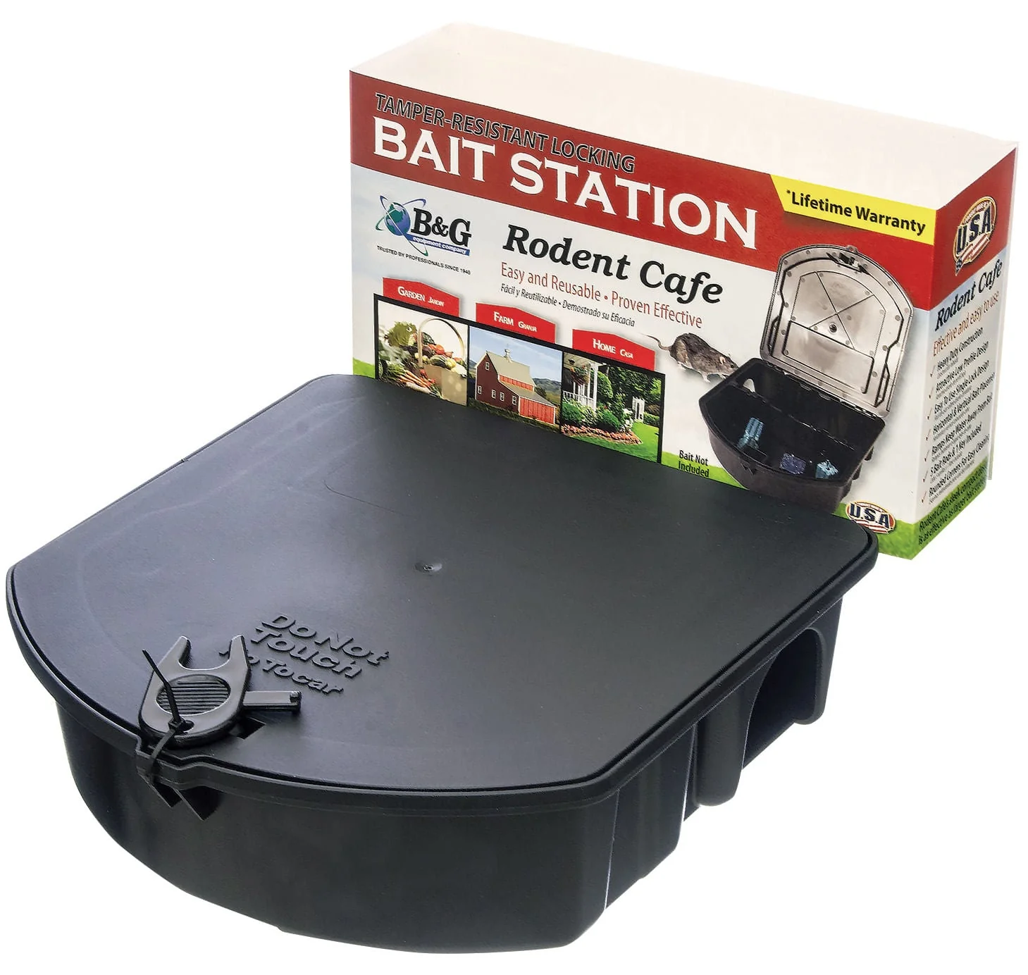 Rodent Cafe Locking Bait Station, each - Healthber