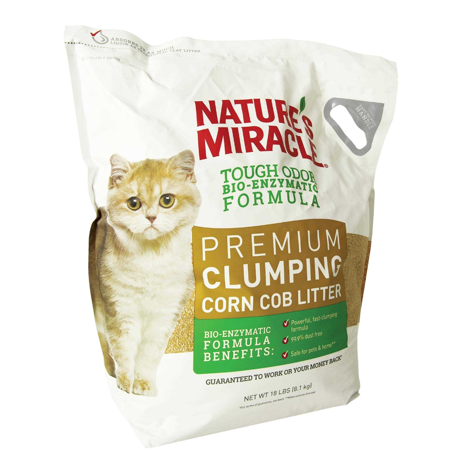 Nature’s Miracle Premium Clumping Corn Cob Litter - Healthber