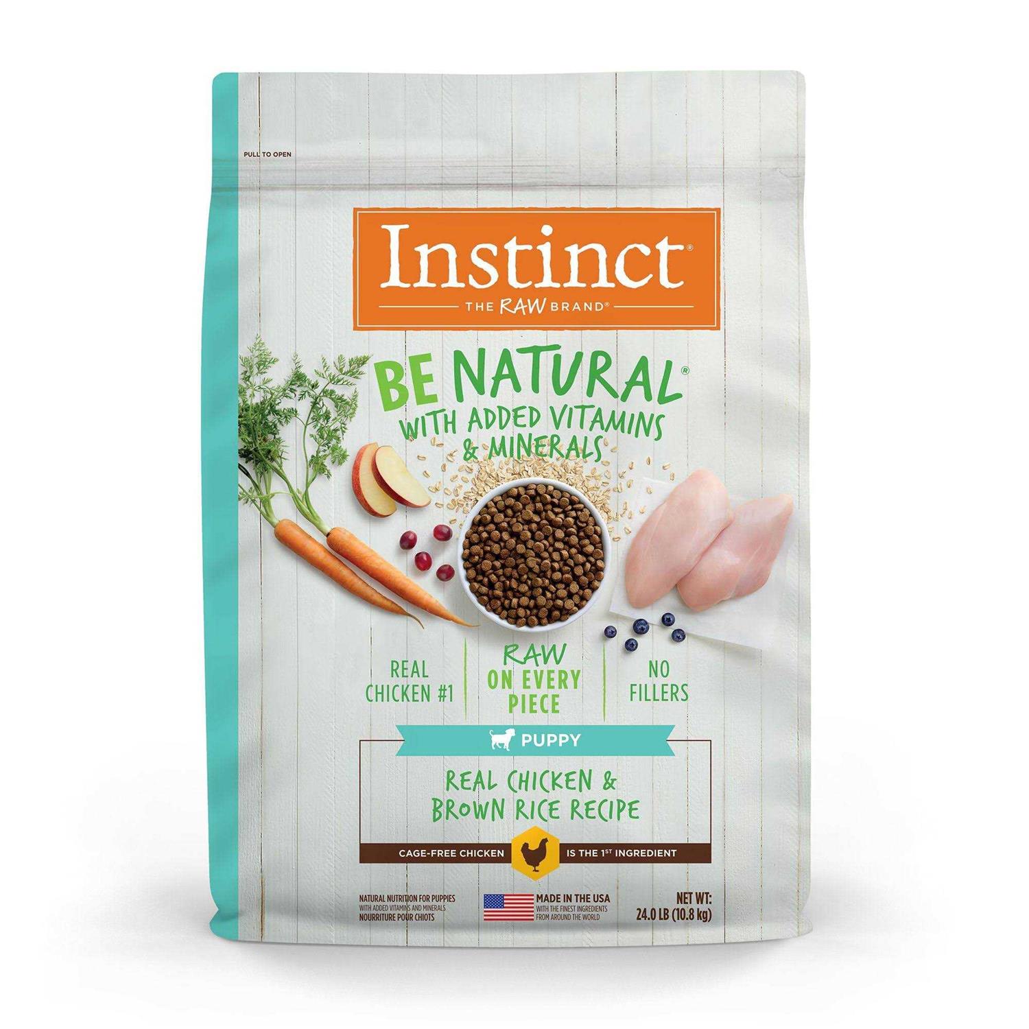 Instinct Be Natural Chicken & Brown Rice Recipe Dry Dog Food - Healthber