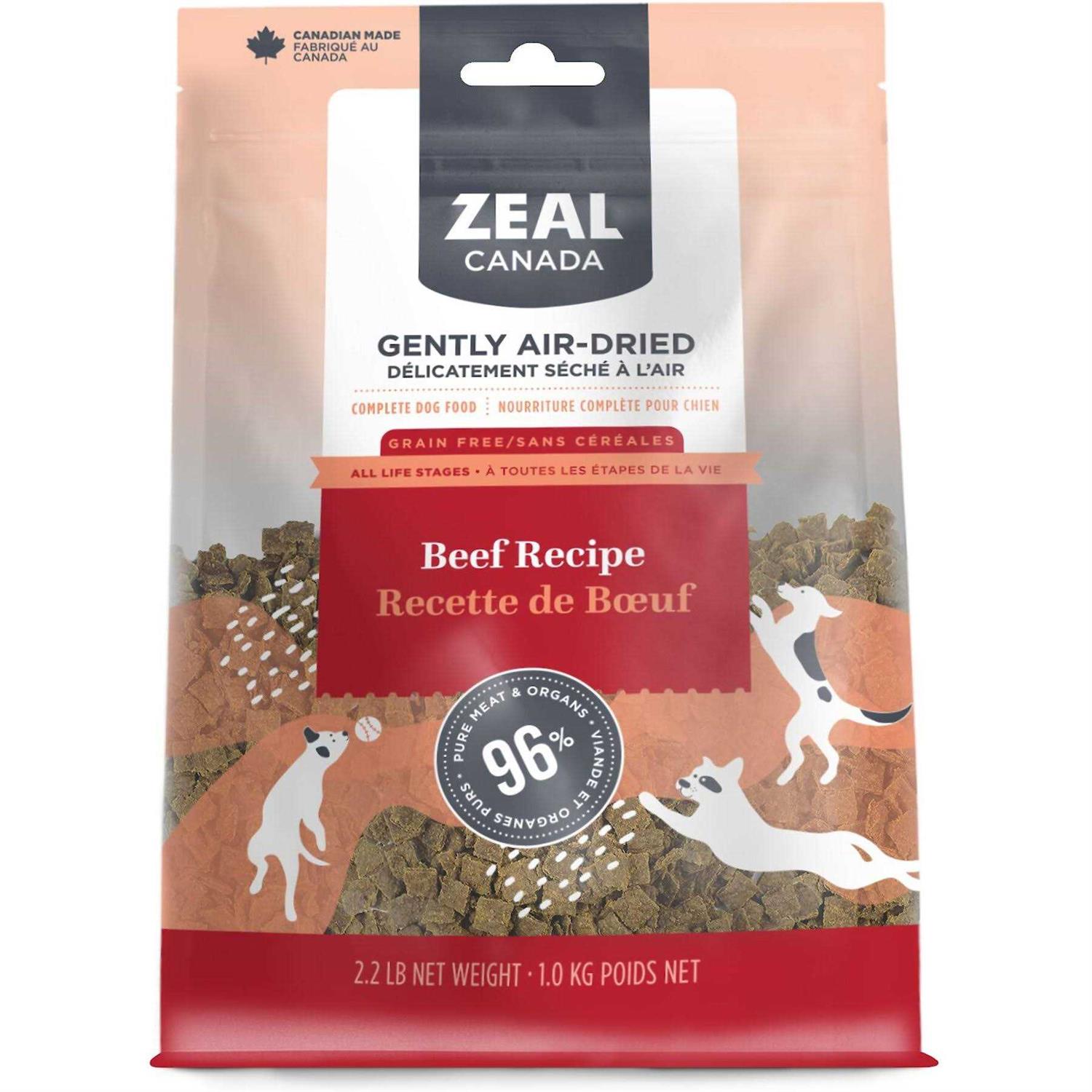 Zeal Canada Gently Air-Dried Recipe Grain-Free Dog Food - Healthber