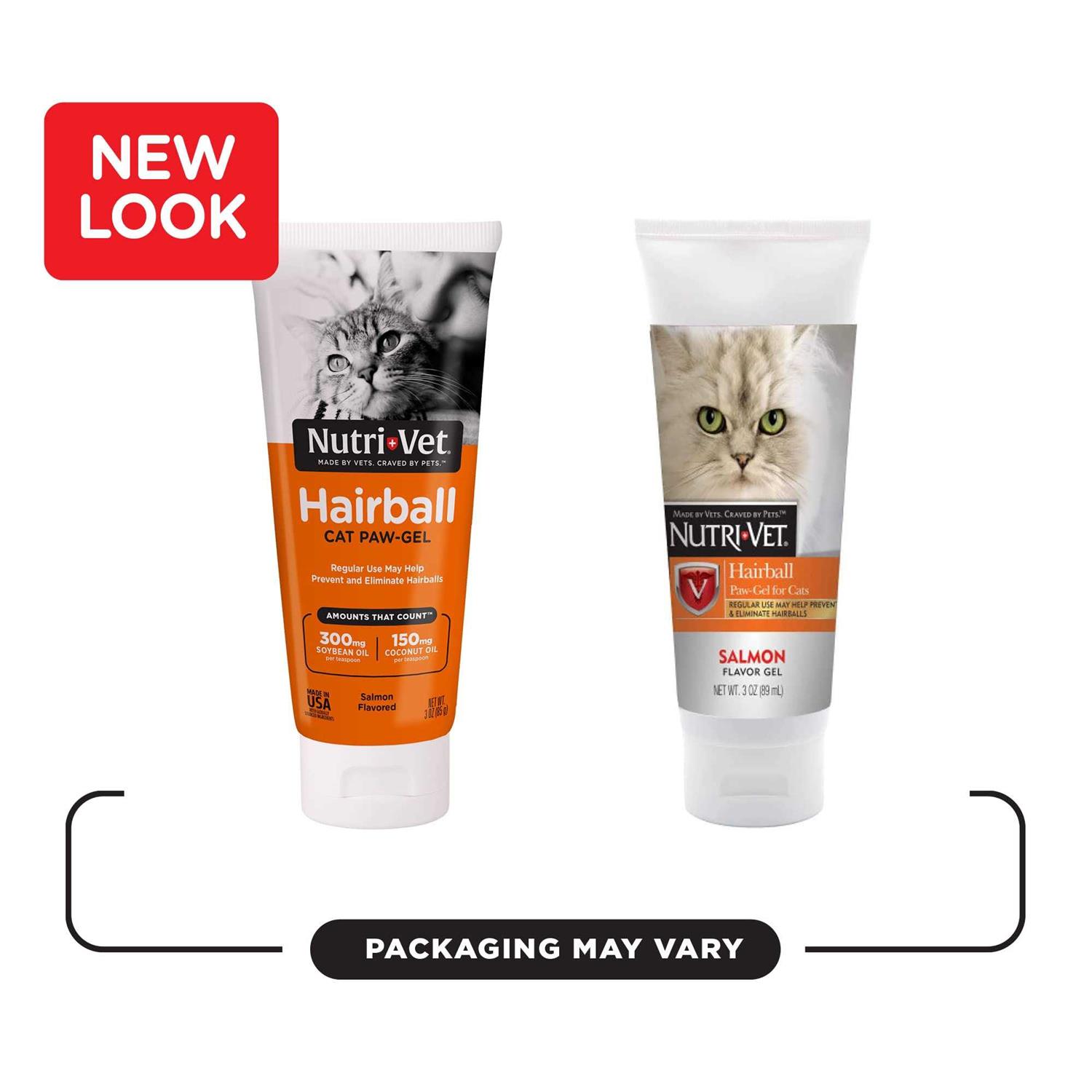 Nutri-Vet Hairball Paw Gel Salmon - Healthber