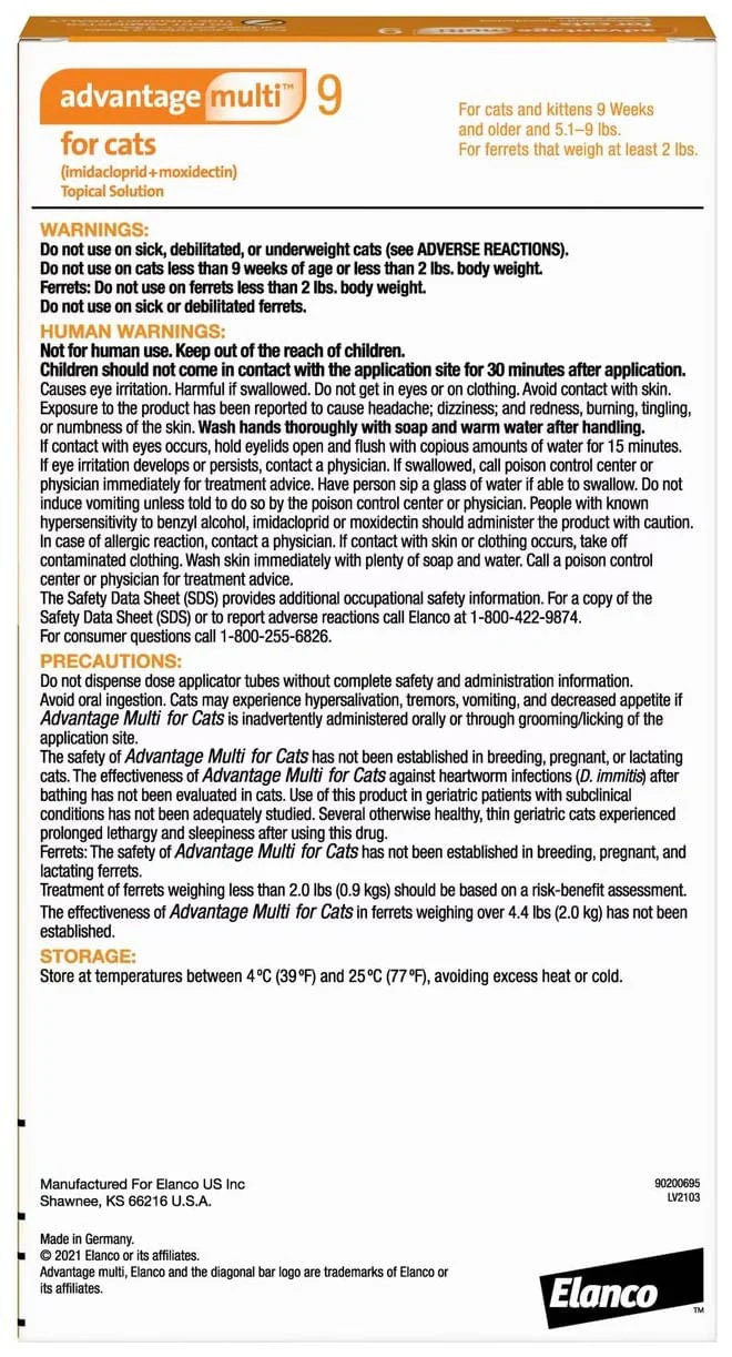 Rx Advantage Multi for Cats - Healthber