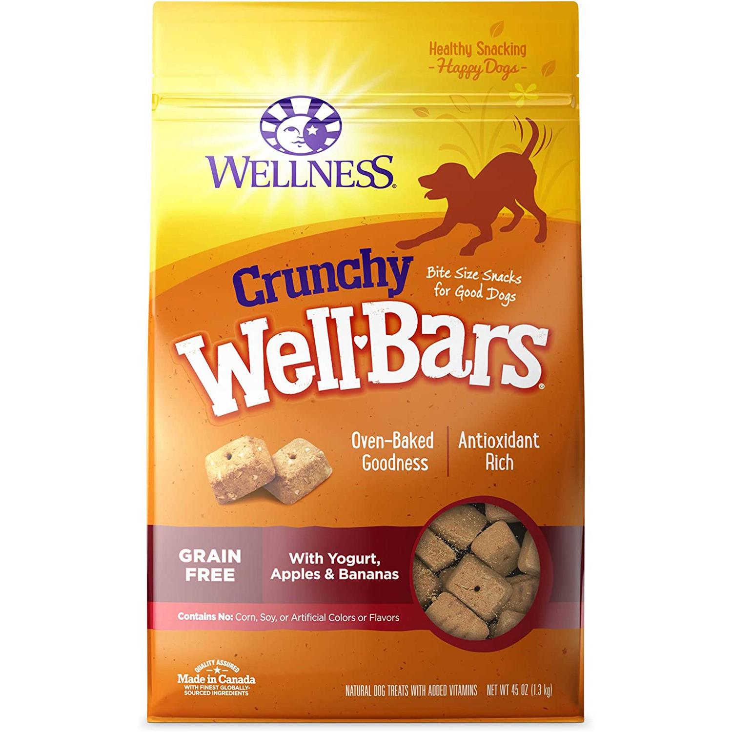 Wellness Crunchy Wellbars Dog Treats - Healthber