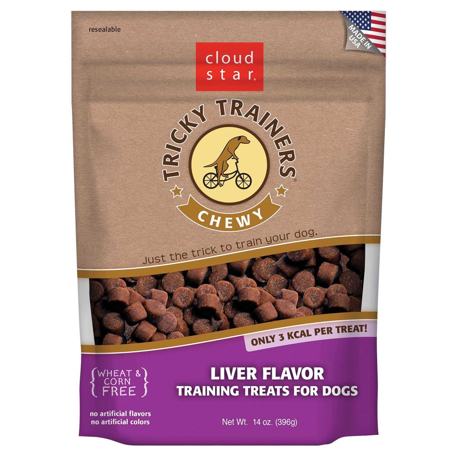Cloud Star Chewy Tricky Trainers Dog Treats - Healthber