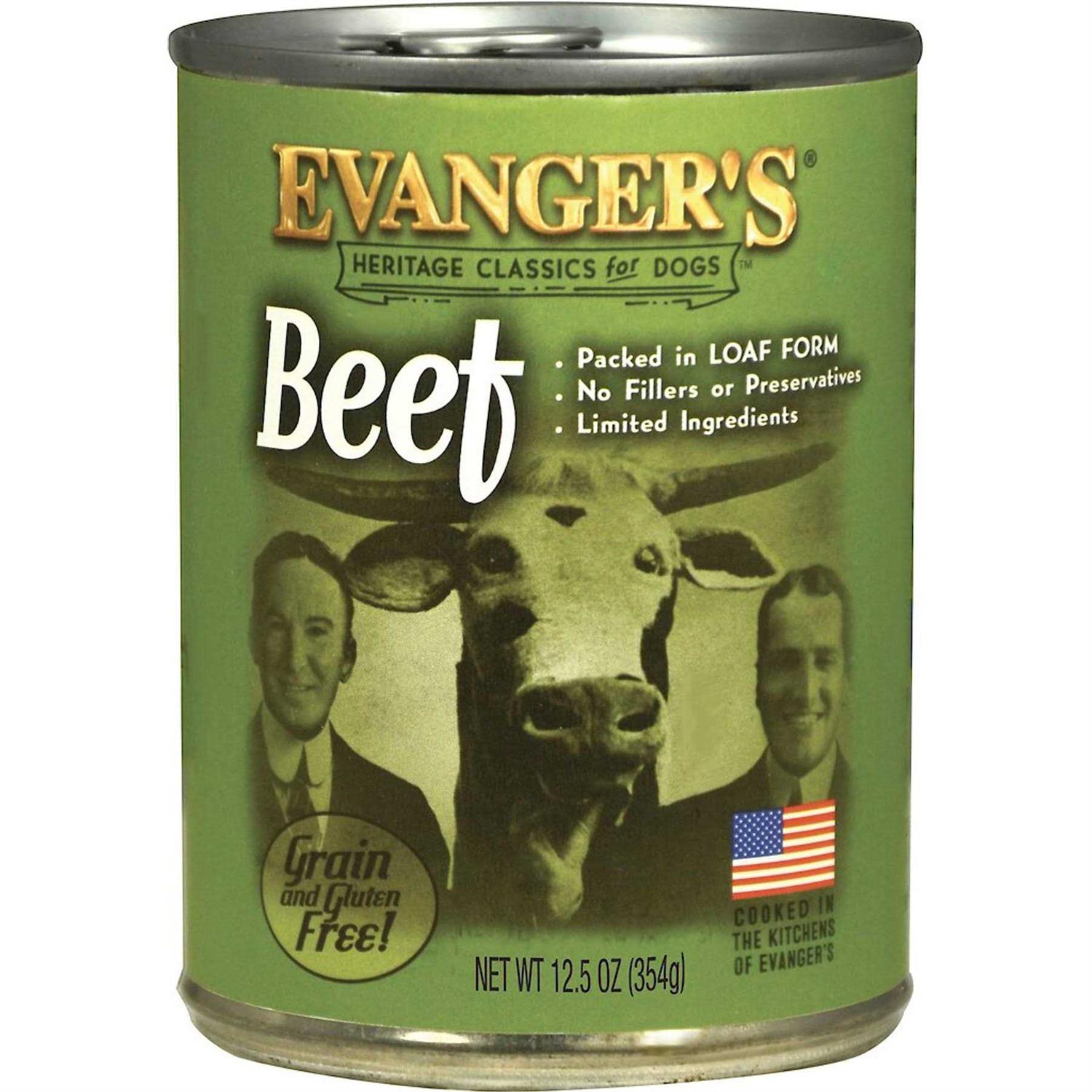 Evanger’s 100% Beef Classic Canned Dog Food - Healthber