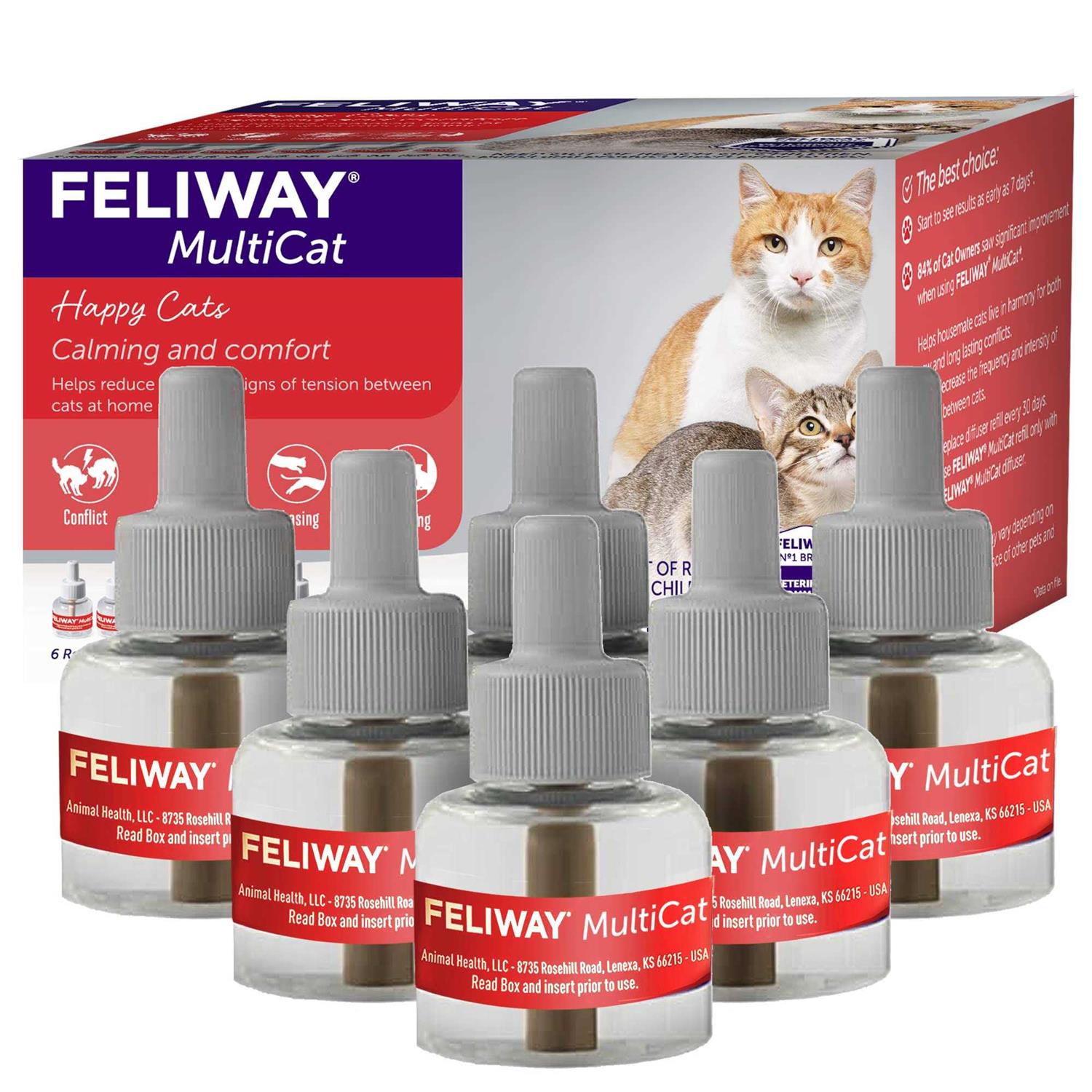 Feliway Multicat 3-Pack Refill - Healthber
