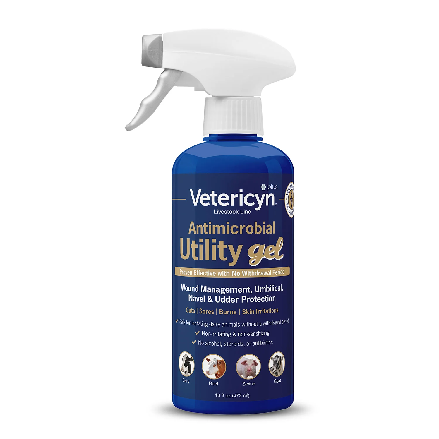 Vetericyn Plus Utility Gel, 16 oz - Healthber